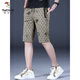 
Woodpecker summer casual shorts men's ice silk men's mid-pants men's five-point pants casual pants 2025 new crop pants JS-1585 black single piece 28 100-109Jin[Jin equals 0.5 kg]