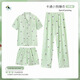 S.SOFEA Korean fresh pajamas for women short-sleeved spring and summer home clothes three-piece set for wearable outside. KK14118# 170 M [recommended 80-100Jin [Jin equals 0.5 kg]]