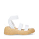 Steve Madden Girls' Shoes Unisex Sammie Sandals, White White 1 Little Kid