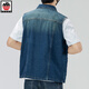 Aemape Apple Light Color de grande taille Vertinit vestime en denim pour hommes et femmes Brand de travail à la mode de printemps et d'été