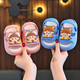 Children's slippers for boys and girls in summer non-slip soft bottom home indoor slippers cartoon baby slippers infant blue 30.5-30-31 size