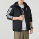 Adidas Jacket Official 2025 Autumn NUEVO entrenamiento al aire libre Jogging Fitness Sportswear Casual Loose Breatable Chaqueta IM7848/Negro/Fotos de espectáculo 10 S (175/88a)