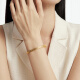 Pulsera de oro de oro roto de Chow Tai Fook (tarifa laboral 1620) 58 mm alrededor de 18.55g EOF1476
