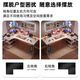 Shanshan Wood Art Corner Computer Desk Desktop Home Desk Bookshelf Integrated Double Gaming Table Corner Office Desk