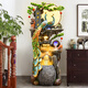 Waterscape und bodengesteuertes Rockerie-Ornamente Wohnzimmer und Büro Fortune Feng Shui Treasure Pot Circulation Waterscape Housewarming Eröffnungsgeschenk 9926 Kleine Größe 106 cm