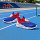 Anta children's sneakers for men and women's children's shoes 25 summer new product mesh breathable large mesh sweat-resistant running shoes [men's style] field blue/classic red/white 9906-2 30