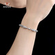 Aido Diamond pt950 Platinum Double Dragon Head Bracelet Men's Platinum Double Dragon Playing Pearl Dragon Bone Bracelet All Specifications are based on the actual weight and the amount will be refunded if the amount is less.