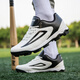 
Kelic baseball shoes professional breathable sports shoes glue nail grip anti-slip training shoes for men and women youth competitions 6108 white and black 41