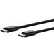 Huawei Original 7A / 6A / 5A Câble de chargement à double tête à double tête compatible avec 140W / 100W / 90W / 88W / 66W / 65W Super Charge Fast MateBookxpro13 / 14/15