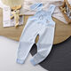 G.DuckKids Authentic Summer New Baby Baby Désorian Spring et automne STRAPS pour hommes et femmes enfants ouverts Coton Pure Pantalon Automne Pantalon Flagique Flagique Pure Coton Pur Pure [Little Pine Tree Bleu] 100 suggestions 100 cm 32 Jin [Jin est égal à 0,5 kg] toutes les tailles
