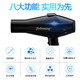 Jinbowang 9930 Friseursalon Professionell Haartrockner Blaues Licht Negative Ion Hochleistungshaarschneidstab Haartrockner Beliebtes Schwarz und Grün - National Standard Drei Stecker