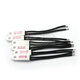 Dafuri KSD9700 ceramic with hole temperature control switch 40 degrees 50 degrees ~ 150 degrees normally open and normally closed thermometer 10A 250V normally open 60 degrees 10A ceramic with hole temperature (1 piece)