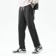 Warrior waffle pants men's summer thin casual sports pants teenager loose men's pants black 2XL