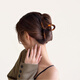 Dongyi yanxuan épingles à cheveux pour les femmes 2025 style haut de gamme tête de tête pince à cheveux coulire accessoires de cheveux texturés mat