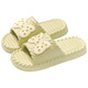 Tvaj Sandales extérieures mignonnes pour femmes 2025 Nouvelle maison d'été épaisse Sole Salle Salle non glissée Eva Couple Slippers Purple [Big Eye Shoe Accessories] 36 -3735-36