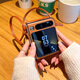 Yu Tang is suitable for Huawei Pura X mobile phone case with fashionable high-end brown VDE-AL00 hard shell folding screen crossbody card bag lanyard puraX collector's version protective case new style high-end brown + houndstooth card bag Huawei Pura X