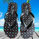 
Kaiji Rui sandals for women Vietnamese women flip flops for summer thick-soled heel slippers for non-slip beach clips for women 1389 purple 35
