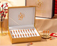 Boshanfu Cordyceps sinensis high-end gift box genuine Cordyceps nourishing health festival gifts to parents and leaders nourishing nutritional supplements 4 sticks/g 30 sticks [Gift recommendation] Rust red gift box