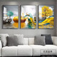 New living room decorative painting, high-end sofa background wall hanging painting, light luxury atmosphere mural, restaurant bedroom painting, peace and joy 40*60 triple high-definition dust-proof picture