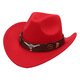 Jiangzi Guoluo Tibetan Top Hat Western Cowboy Hat Cowhead Accessors FIENTO HATO NACIONAL HOMBRA Men y mujeres Brown (vaca denominación marrón) M Adulto (56-58 cm)