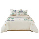 YEEHOO children's bed four-piece set pure cotton Class A 60-count cartoon cotton quilt cover student dormitory three-piece set pure cotton 60-count amusement town 2.0 meter bed sheet type quilt cover 220*240cm