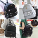 Kangaroo sac à dos pour femmes polyvalent 2025 printemps et été nouvelle tendance coréenne Version de femme sac à dos étudiant school femelle sac en cuir Pu Travel Sac femelle 1047 Black