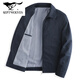 
Seven Wolves official flagship summer 100 pure cotton business middle-aged and elderly dad autumn jacket men's lapel jacket spring casual K2122 khaki M 17060Jin[Jin equals 0.5 kg] to 90Jin[Jin equals 0.5 kg]