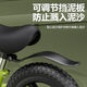 Shiphop balance bike same model for children without pedals 1-3-68 years old baby riding scooter for boys and girls toys Ice table green/thickened frame/handle seat adjustable LB-12-inch foam wheel + luxury gift bag