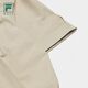 Fila Official Women's Woven Top 2025 Herbst Neuer Golfsport lose Kurzärmeljacke Militär Khaki-Lk S 160/80A/S