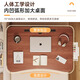 Small craftsman folding bed small table dormitory student study writing computer table bay window lazy desk walnut plane 70