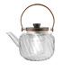 Made in Tokyo, teapot, steaming and cooking dual-purpose tea making glass tea set walnut wood handle kettle 900ml