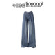 Weave -Verlust 2025 Casual Blue Striped Hemd Top Unterwäsche Schlinge Weste mit hoher Taille schlanke Füße Jeans Set M826# Blue Jeans 2xl groß