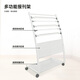 AEYAEY office bookshelf bookshelf bookshelf newspaper rack floor-standing information rack magazine rack single page display rack white