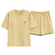 Modal pajamas for women in summer pure cotton shorts simple casual and thin cotton style for outdoor wear. Z9885 2XL Recommended 140-160Jin [Jin equals 0.5 kg]