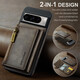 Convient pour Google Google Pixel8 Portefeuille Magnétique Case de téléphone Pixel8pro Anti-Fall Couvercle complet Case de protection M5 Série [Black] Google Pixel8