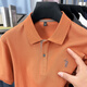 Laurenrapolo (LAURENRAPOLO) Lough Lauren Pony Embroidered Short Sleeve T-shirt Men's Summer Casual POLO Shirt Top Black p693 M
