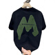 
GTYUWVG2025 Summer Casual Men's Short Sleeve T-Shirt Summer Half Sleeve Pure Cotton Trendy Brand Loose All-Match Top T V983 Black 4XL