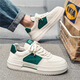 
Men's shoes for summer breathable 2025 new small white shoes for men Korean style versatile thick sole sports and casual shoes for men 9906 white and black 39