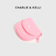 CHARLIE & KELLI官网 轻奢CK钱包女士小巧收纳包零钱包卡包生日礼物送女友老婆 米色