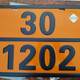 Gefährliche Waren Rechteckig Zeichen National National Standard 2025 Fahrzeugzeichen Öltanker Identifikation Konkave und konvexe Zeichen Punch New National Standard Diesel 30/1202 Neues National Standard Stempel konkav und konvexes Prozess 304 Edelstahlmaterial