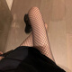 Musselson Black Silk Fishnet Stockings Women's Summer Thin Sexy Stockings Sentimental Lace Fishnet Stockings Spring and Autumn Bottoming Pantyhose Black (Large Net + Medium Net + Small Net) 3 Pairs One Size (80-160Jin Jin is equal to 0.5 kg)