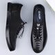Old Man's New 2025 Men's Breatable Mesh Hollow Hollow Hollow Summer Mesh Mesh Zapatos casuales Sports and Casual Flying Shoes Negro (15696) 40