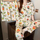 Ziweiqi niedliche Buntstift Shin-Shiba-Pyjamas Frauen dreiköpfige Spring-Strickjacken kurzärmelige Hose Kleidungsanzug Großhandel 14124 170 m Vorschläge 80-95