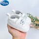 Disney 25 Frühlings- und Herbst neues Baby weicher Sohle nicht rutschernde atmungsaktive Kleinkindschuhe 0-1-Jährige Männer und Frauen Neugeborene Schuhe kleine weiße Schuhe weiß 11 innere Länge (0-6 Monate empfohlen)