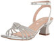 Steve Madden Girls Lucia, Silver Silver 5 Big Kid