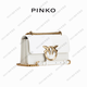 PINKO女士经典光面斜挎飞鸟包AF官方旗舰正品 Z14Q