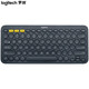 Logitech Fashion Series K380 Bluetooth Keyboard Wireless Keyboard Mac Laptop Tablet IPAD Computer Silent Keyboard Android Phone Multi-Device Ultra-Thin Home Chocolate Keyboard LINE FRIENDS Series-KoniRabbit
