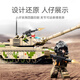 森宝积木兵器文创正版授权儿童拼装益智积木99A主战坦克男孩礼物 96B主战坦克