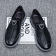 Región occidental Camel Chef Zapatos de protección de trabajo para hombres Zapatos de trabajo Spring Spring impermeable Aceite resistente al desgaste Resistente zapatos anti-deslizamiento zapatos de cuero casual Men 6627 Negro [Promoción]-Garantía de tres años-Luo 39
