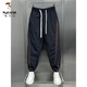Woodpecker (Tucano) Summer Ice Ice Silk Pantalon décontracté épissé de neuf points pour adolescents Pantalons Harem Brand de sport à séchage rapide Men de sport